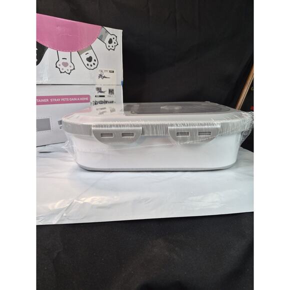 12-45 Lbs Dog Food Storage Container, Collapsible Pet Food  45 Lbs Dog Food Storage Container Collapsible Dog Food Container with 3 Cups..